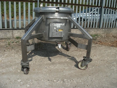 110 L S/S Open Top Trolley Tank