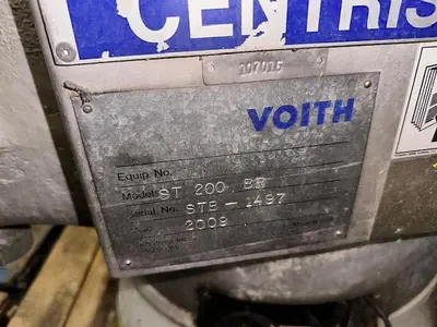 USED 2009 VOITH BIRD ST200 CENTRISORTER