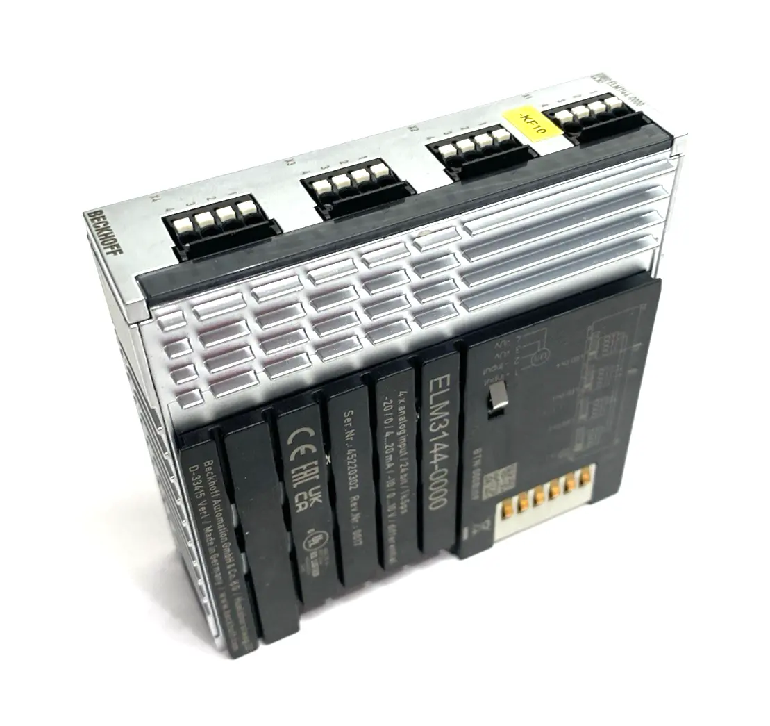USED BECKHOFF MULTI-FUNCTION ETHERCAT TERMINAL, 4-CHANNEL ANALOG INPUT