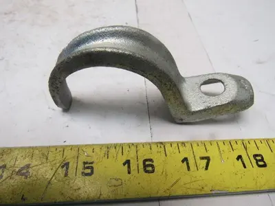 1-1/2" Rigid Conduit Clamp One-Hole Pipe Strap Malleable Iron Lot of 10