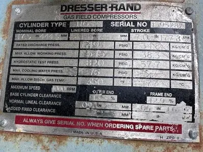 USED DRESSER RAND 7MOS-4