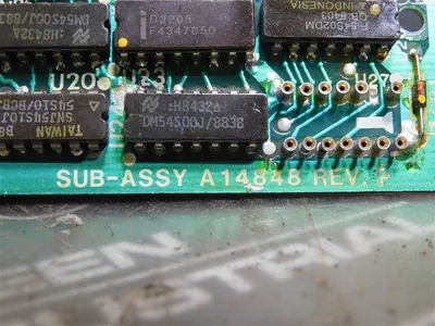 Avtron 630105 Control Board Rev.C A14848 Rev. F Used
