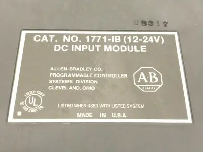 USED ALLEN-BRADLEY 1771-IB