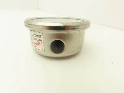 Pressure Gauge 0-200 PSI 316SS Glycerin Filled ASME B40.1 Lot of 9 1/4" NPT