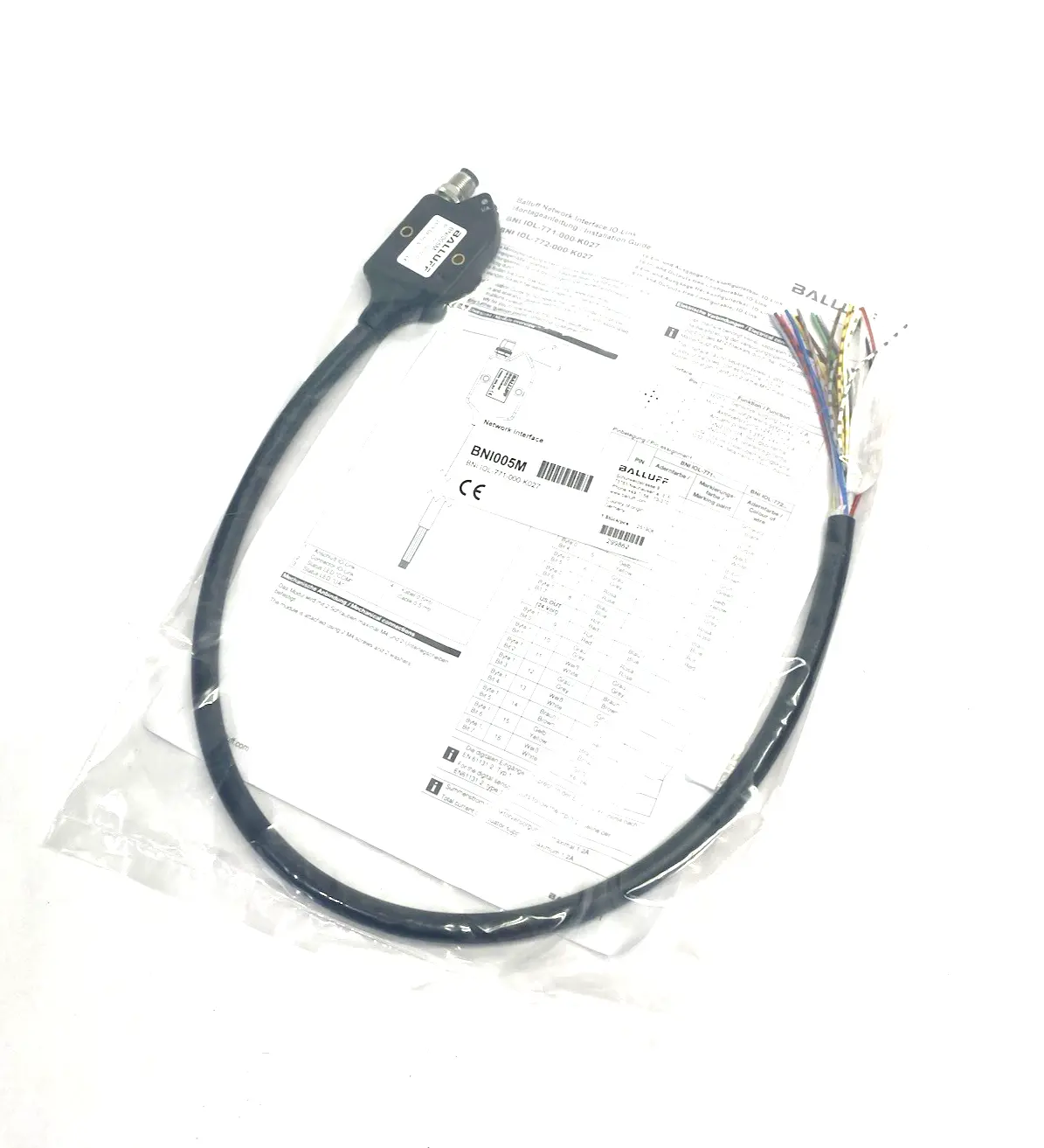 New | in-Stock Balluff Universal IO-Link Interface, A-Coded, BNI IOL-771-000-K027 PLC Processors Michigan US | Maverick Industrial Sales #1389832