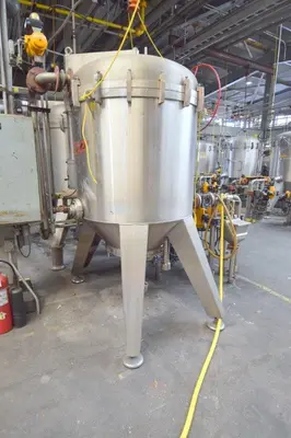 Velo S.P.A. Vertical Leaf &amp; Tank Filter, Model CFV35, Stainless Steel