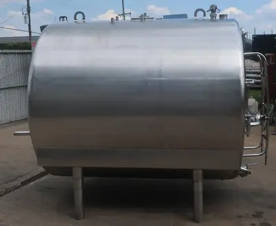 SPC9216  Tank 1,000 gallon horizontal tank, Stainless Steel
