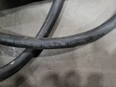 184 ft SOOW Power Extension Cord 14/3 AWG 15A 125V