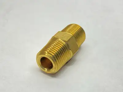 New | in-Stock Midland Industries Hex Nipple 1/8" Male NPTF x 1/8" Male NPTF LOT OF 22 Parts (Hydraulics and Pneumatics) Michigan US | Maverick Industrial Sales #1391087