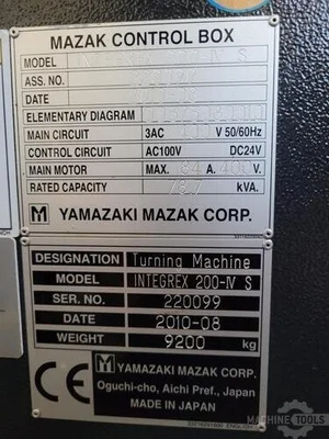 USED 2010 MAZAK INTEGREX 200-4 S