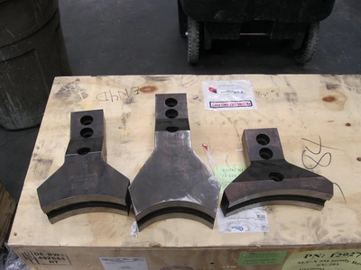 Rohm 35” hydraulic 3 jaw chuck