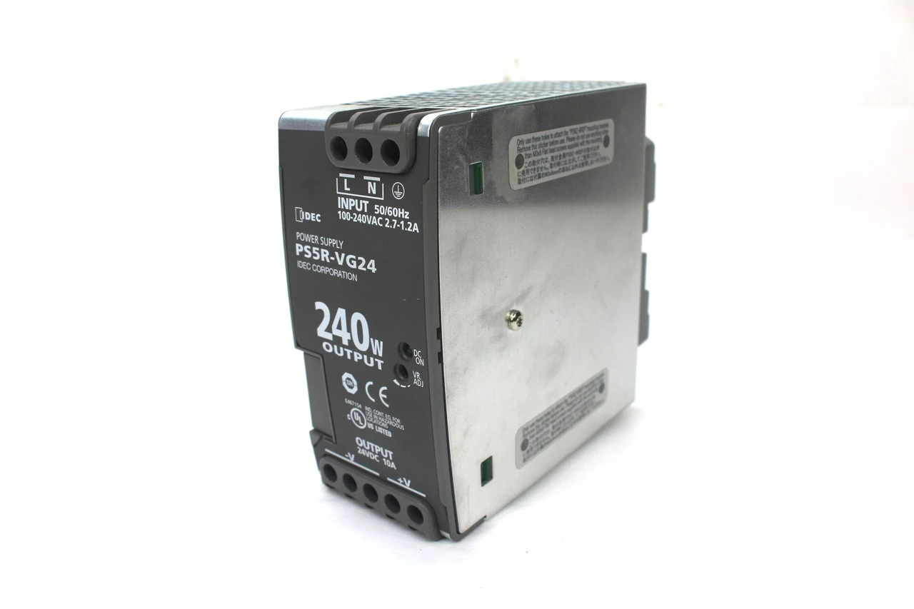 IDEC PS5R-VG24 Power Supply 100-240VAC, 2.7-1.2A
