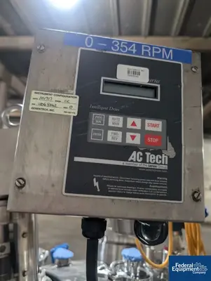 USED Pure-Flo Precision 500 Liter Pure Flo Precision Reactor, AL6XN S/S, 45/125#