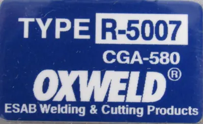 NEW OXWELD 998124 FLOWMETER R-5007 CGA-580