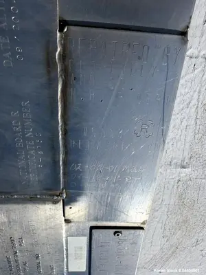 Used DCI 316L Stainless Steel Jacketed Tank 8,500 Liter Vertical Vessel