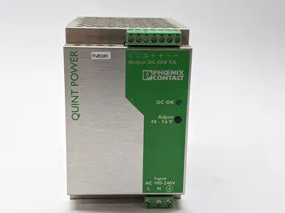 Used Phoenix Contact QUINT-PS-100-240AC/48DC/ 5 2866255 DIN Rail Power Supplies Michigan US | Maverick Industrial Sales #1397646