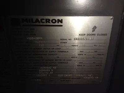 USED CINCINNATI MILACRON VS33-28MM