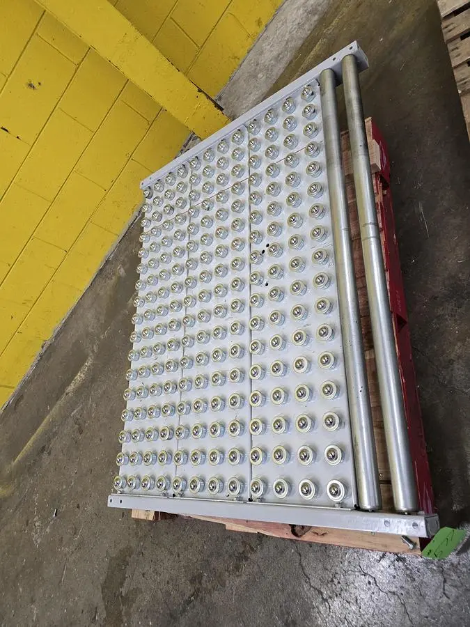 Used HYTROL ROLLER BALL TRANSFER  CONVEYOR Roller Conveyors Wisconsin US | Packer City Sales #1301795