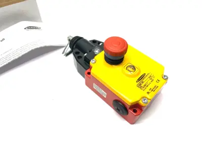 USED BANNER ENGINEERING HEAVY DUTY EMERGENCY STOP ROPE PULL MODULE 2 NO, 2NC