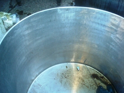 120L S/S open top tank