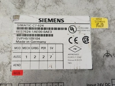 USED Siemens 6ES7624-1AE00-0AE3