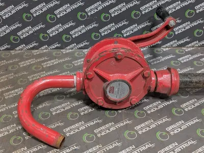Teel 2P093 Manual Rotary Drum Pump 1" NPT x 40" 10 GPM Max Used