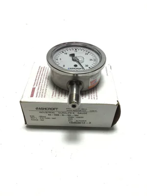 Ashcroft 63-1008-SL-02L-30 Duralife Pressure Gauge 2-1/2″in