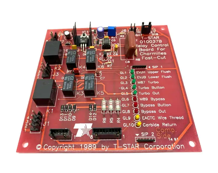 Used T-STAR RELAY CONTROL BOARD CHARMILLES FAST CUT Relays & Switches | Maverick Industrial Sales #1115147