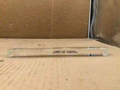 ILMADUR High Pressure Clear Flat Gauge / Sight Glass 250x34x17.5mm -NIB