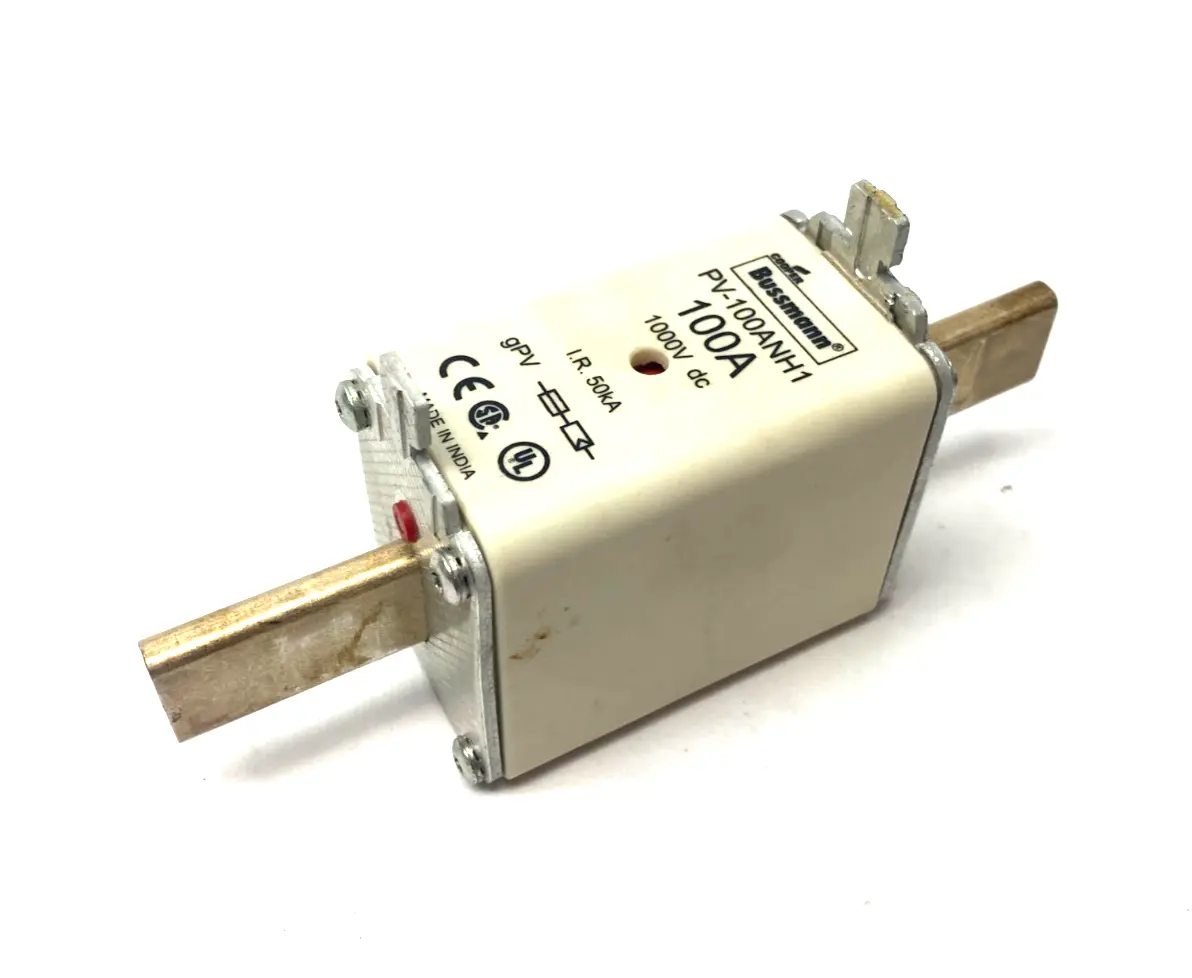 USED COOPER BUSSMANN PHOTOVOLTAIC FUSE 100A, 1000V