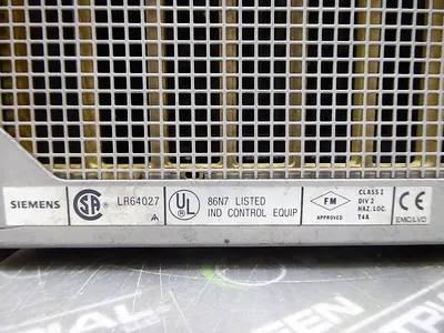 Siemens LR64027 16-Slot Rack Chassis Simatic 505 505-6516 2586438-0001 Rev.D Used