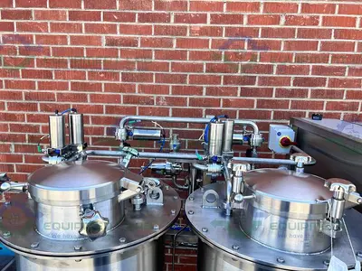 NEW CENTEC EMULSIFICATION SKID 10 GPM W/ 2 - 200L TANKS, FRISTAM FSP POWDER MIXER