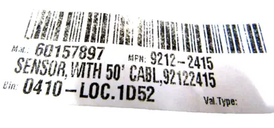 NEW UNBRANDED 9212-2415 SENSOR W/50' CABLE 92122415