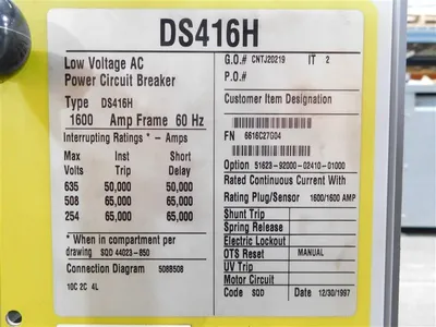 USED SQUARE D DIGITRIP 510