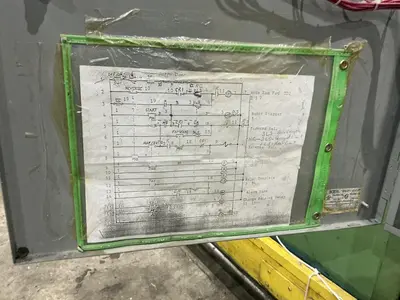 30" X 42" BALEMASTER MODEL #360A CLOSED DOOR HORIZONTAL HYDRAULIC BALER: YOBRO #25088