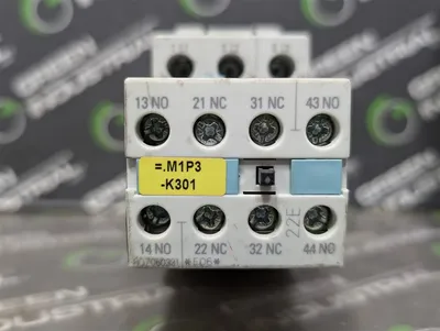 Lot of 4 Siemens 3RT1025-1B SIRIUS Contactor Assemblies 40A Used