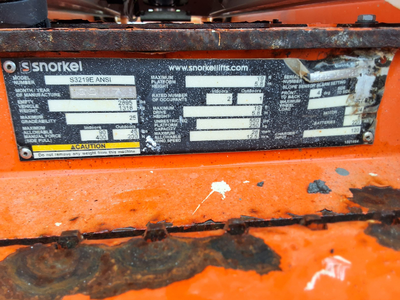 Used 2017 Snorkel S3219E Manlifts North Carolina US | Stack Equipment #1208774