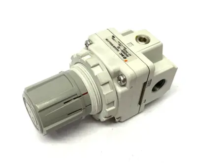 Used SMC Modular Vacuum Regulator 1/4" NPT Ports Air Pressure Regulators Michigan US | Maverick Industrial Sales #1389638