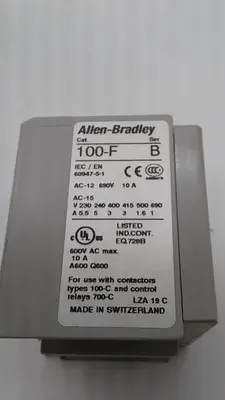 USED ALLEN-BRADLEY ALLEN-BRADLEY AUXILIARY CONTACT BLOCK 100-F