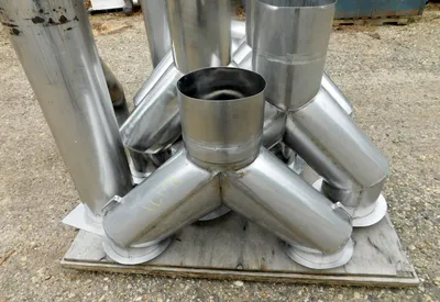 USED STAINLESS STEEL DUCTING 10" DUCT