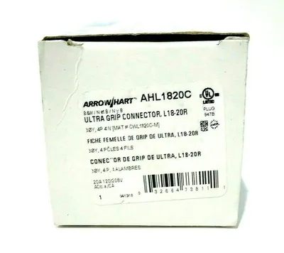 2 NEW EATON ARROW HART AHL1820C CONNECTORS