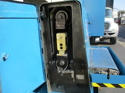 36" AEM, Belt Grinder, w/ slurry & blower