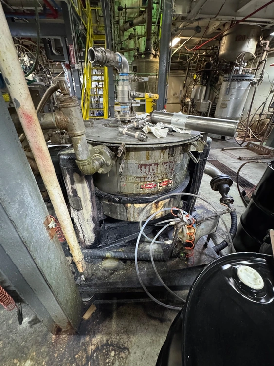 Used TOLHURST FLIP-10 Basket Pusher Centrifuges New Jersey US | Perry Equipment #470348