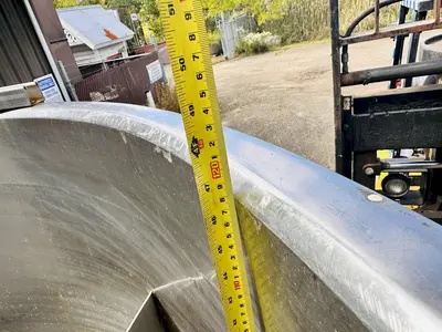 950 Gallon (IN-Operable Jacket) Stainless Steel Mixing / Holding Tanks