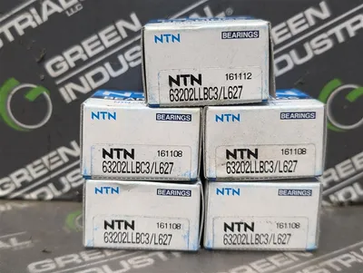 Lot of 5 NTN 63202LLBC3/L627 Single Row Radial Ball Bearings New NIB