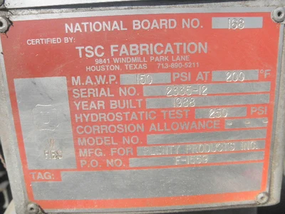 USED LUBE SYSTEMS INC. NFP-1-1-150-2-SS4