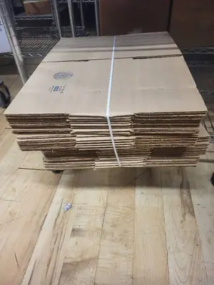 Bundle of Uline 11x11x5 Cardboard Shipping Boxes