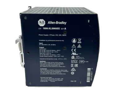 1606-XLS960EE POWER SUPPLY SER. A 1PH 24V 40A 960W PRE-OWNED UNUSED SURPLUS