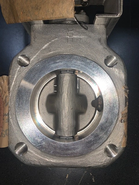 3" Fisher A41 Butterfly Valve with actuator and positioner New Storeroom Spare