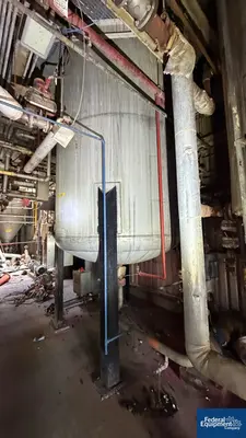 USED Niles Steel Tank Co. 2600 Gal Niles Steel Tank Receiver, 304 S/S, 100#